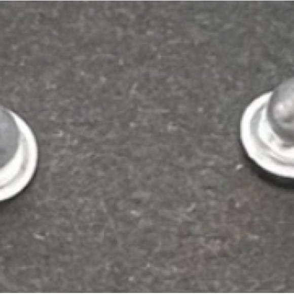 Nwot cute earrings with velvet dust bag - Picture 2 of 3